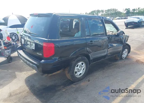 2005 Honda Pilot Lx from USA, damaged, VIN 2HKYF18125H549987
